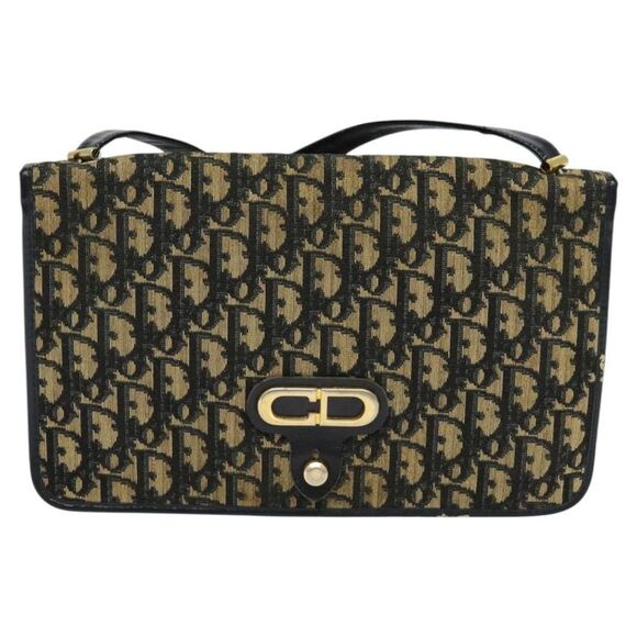 Pre Loved dior Women Navy Shoulder Bags - Picture 2 of 8